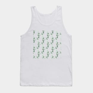 Eucalyptus leaf pattern Tank Top